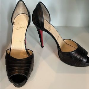 Christian Louboutin Peep Toe Heels